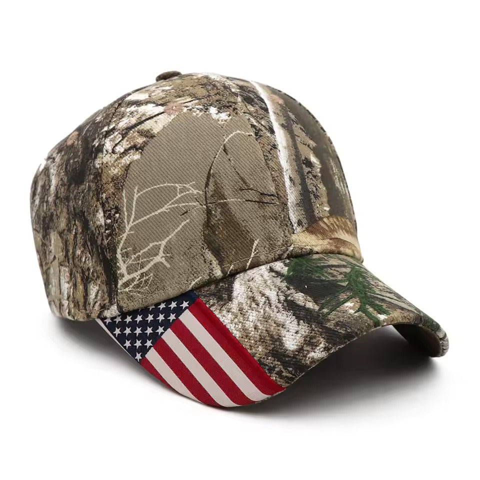 Real tree camo hat with 3 cross logo-Baseball Cap