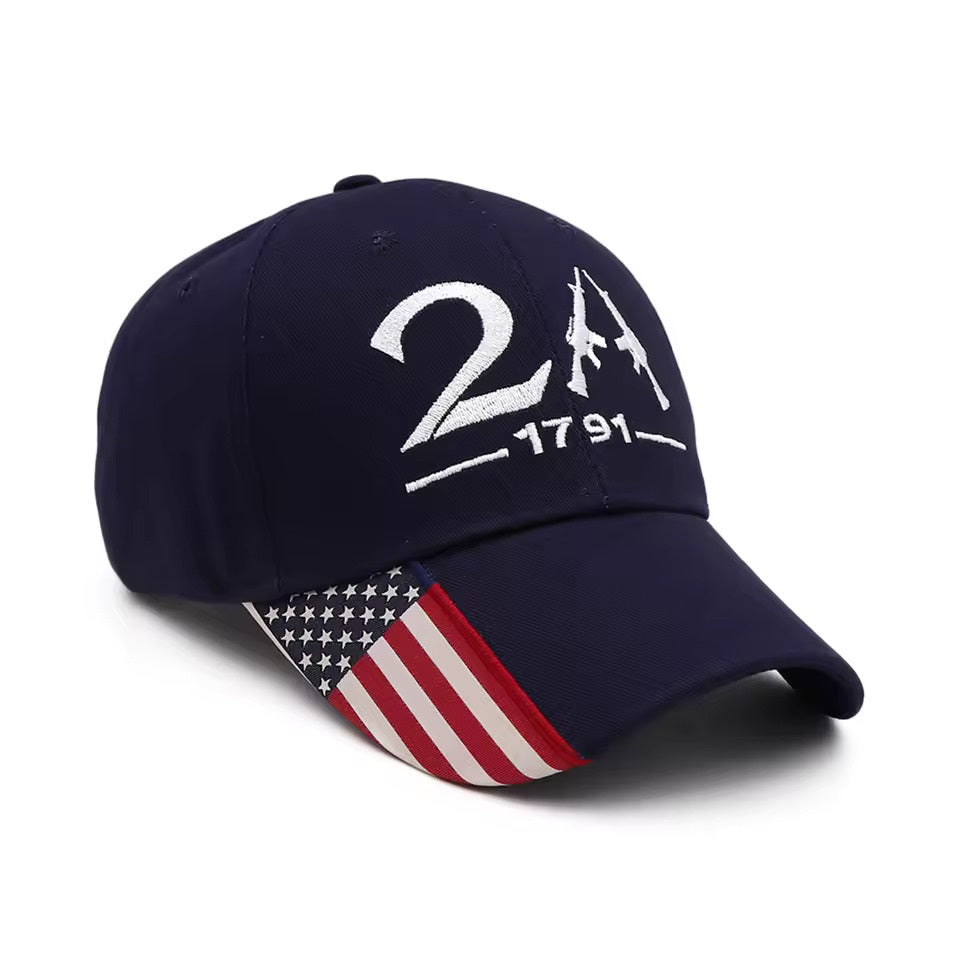 2A 1791 American-Baseball Cap
